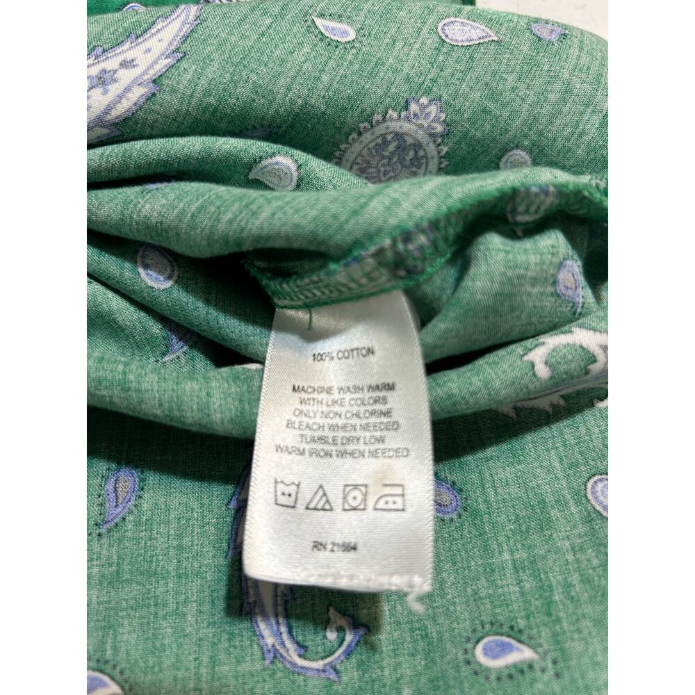 Foxcroft Paisley Pattern Button Up - image 6